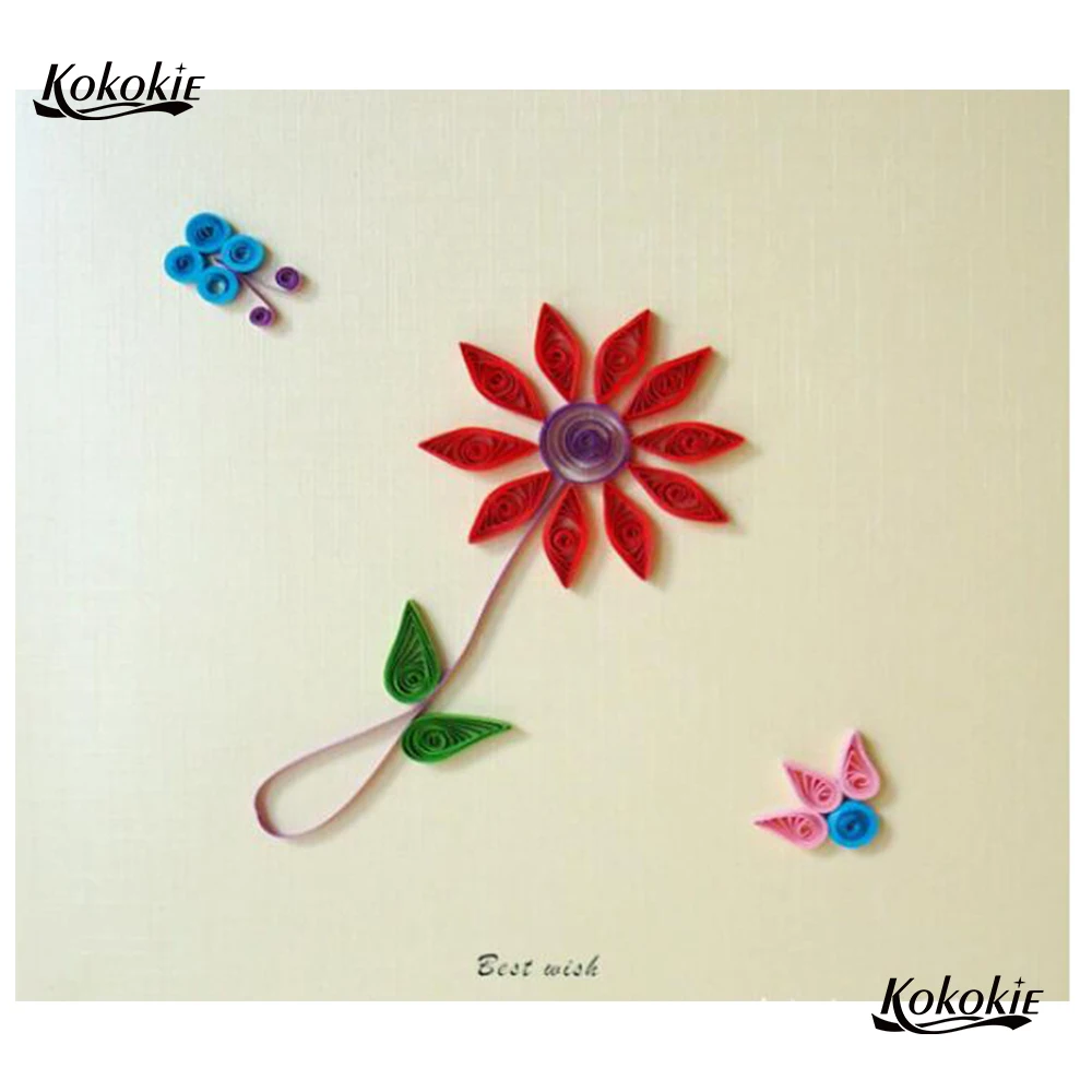 3d quiling papier в крафт-бумаге DIY рулон материалы для бумажного моделирования декоративный набор инструментов ручной прокатки полосы Павлин украшения дома
