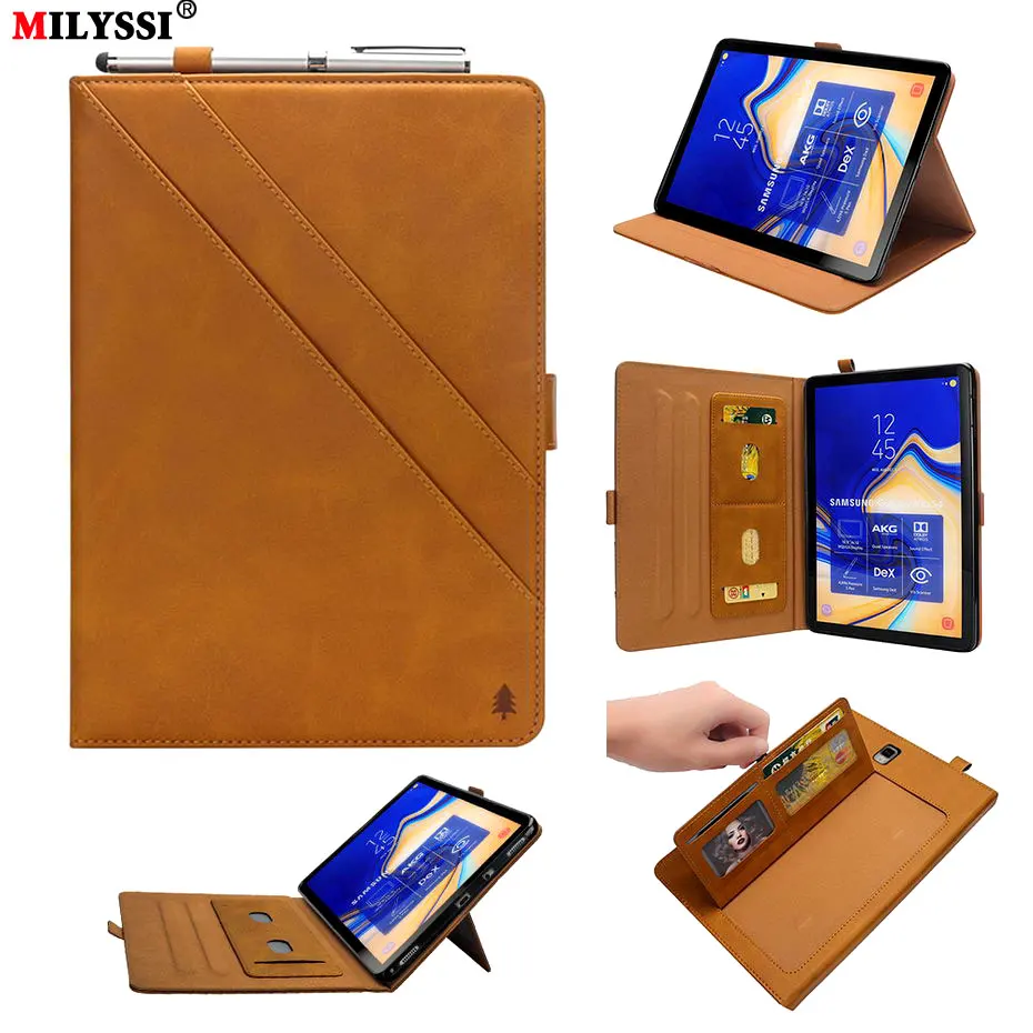 Чехол с откидной крышкой для Samsung Galaxy Tab S4 10 5 T830 T835 SM &quot умный чехол планшета