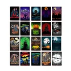 Постер для вечевечерние НКИ на Хэллоуин, металлические жестяные знаки, винтажный кофейный бар, картина, домашний декор 20*30 см