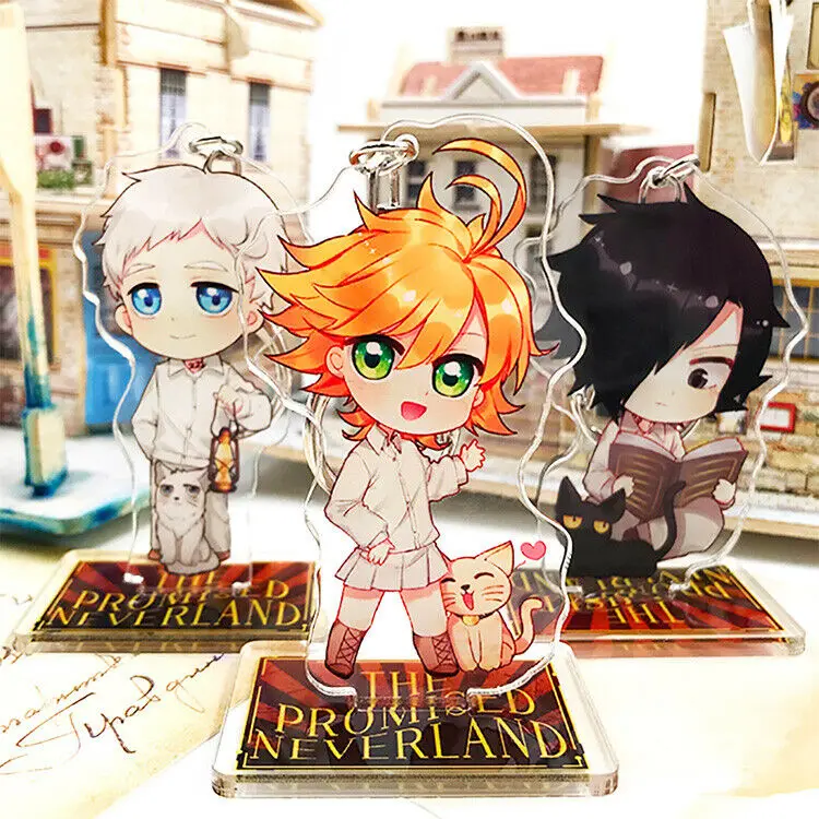 Новинка Аниме Yakusoku no Neverland обещанная Невеста Эмма Норман Рэй брелок стоячие