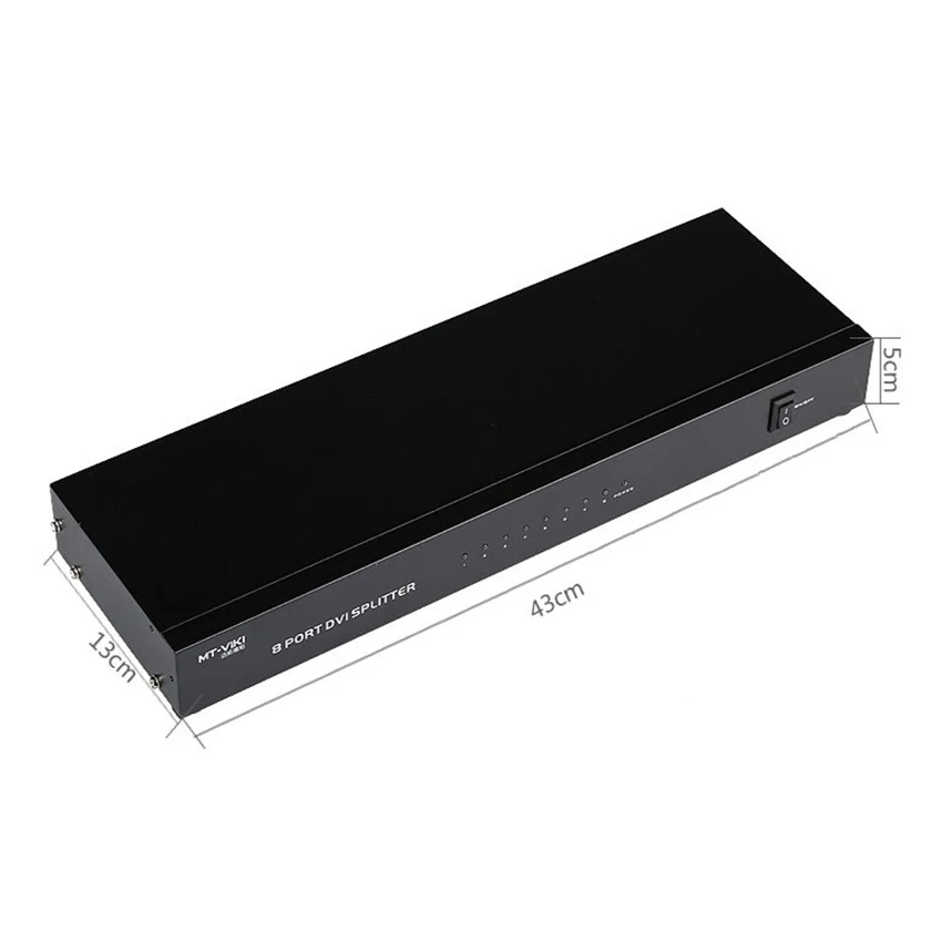 8-полосный видеоразветвитель DVI 1X8 распределение в коробке 1 8 выход несколько