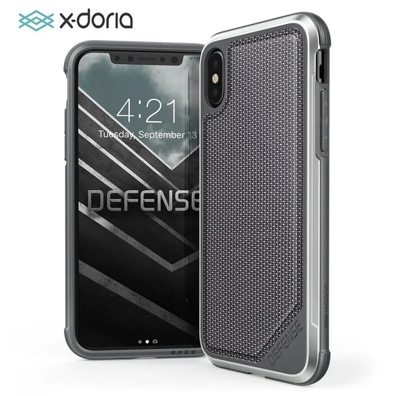 Чехол для телефона X Doria iPhone Defense Lux военный протестированный защитный чехол