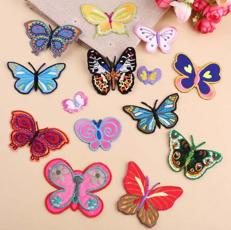 10 шт. патчи с вышивкой в виде бабочек | Дом и сад