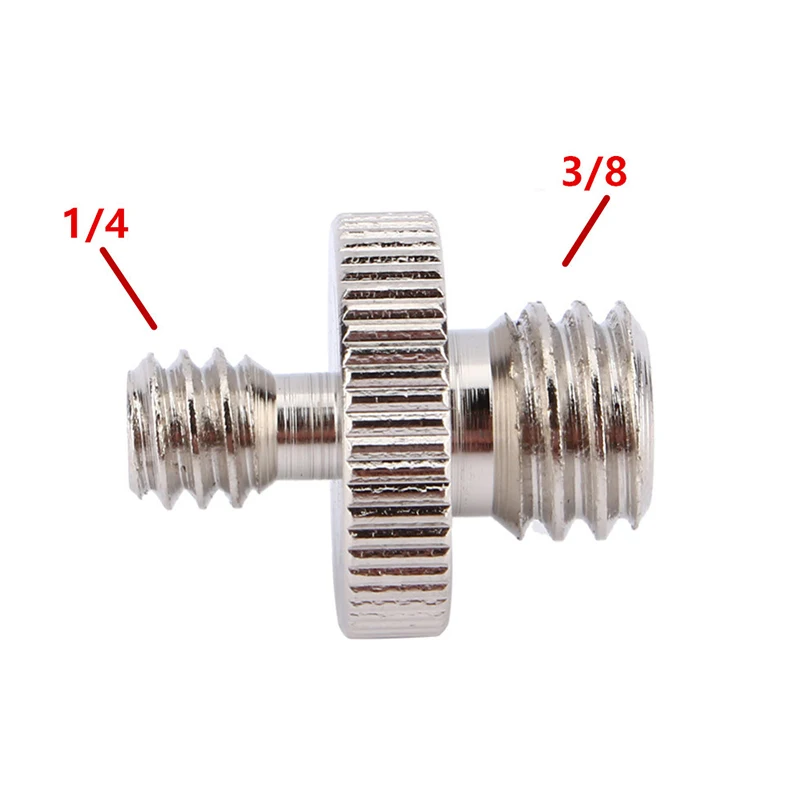 Переходник с винтовой гайкой 1/4 &quot3/8&quot для штатива камеры светодиодный
