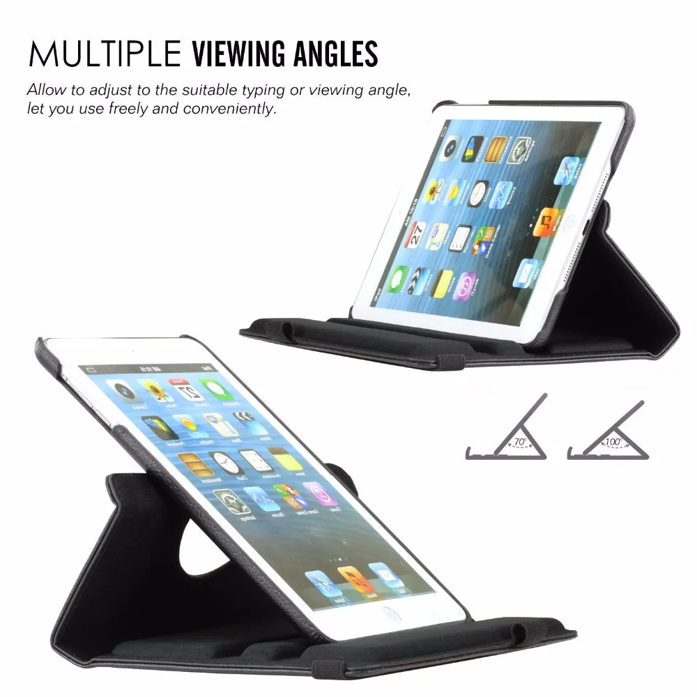 Чехол с поворотом на 360 градусов для ipad 7 9 дюймов чехол Mini 5 функцией