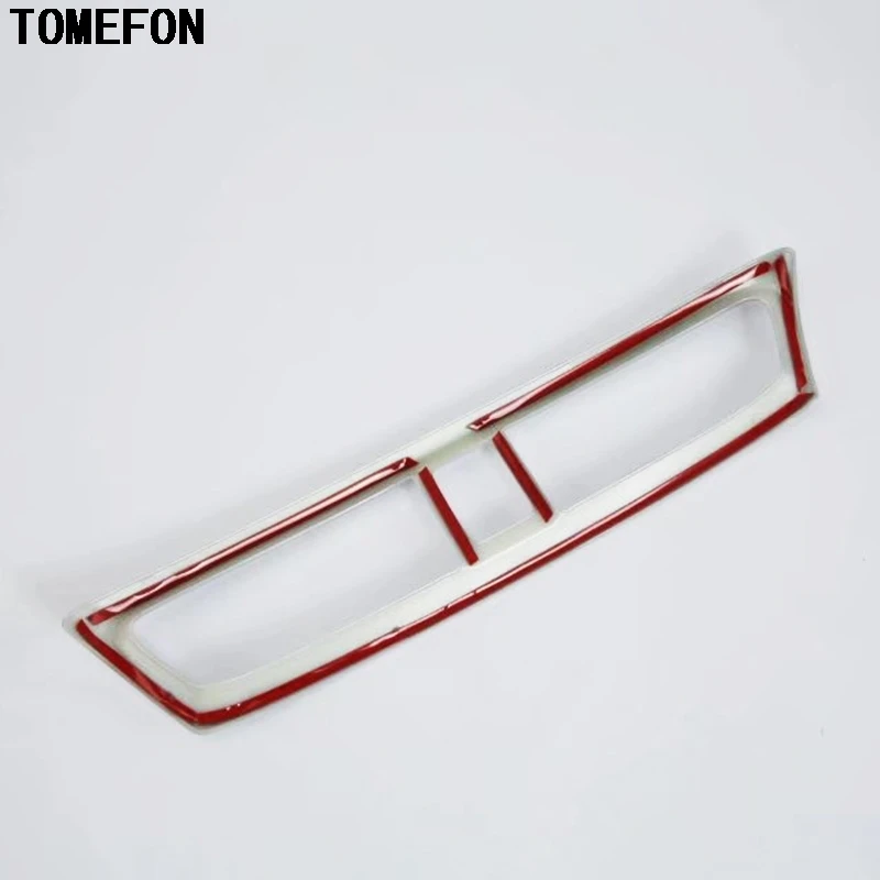 

TOMEFON ABS Chrome Front Middle Air Vent Outlet Cover Frame Console Trim Car Interior Accessories For Acura CDX 2016 2017 2018