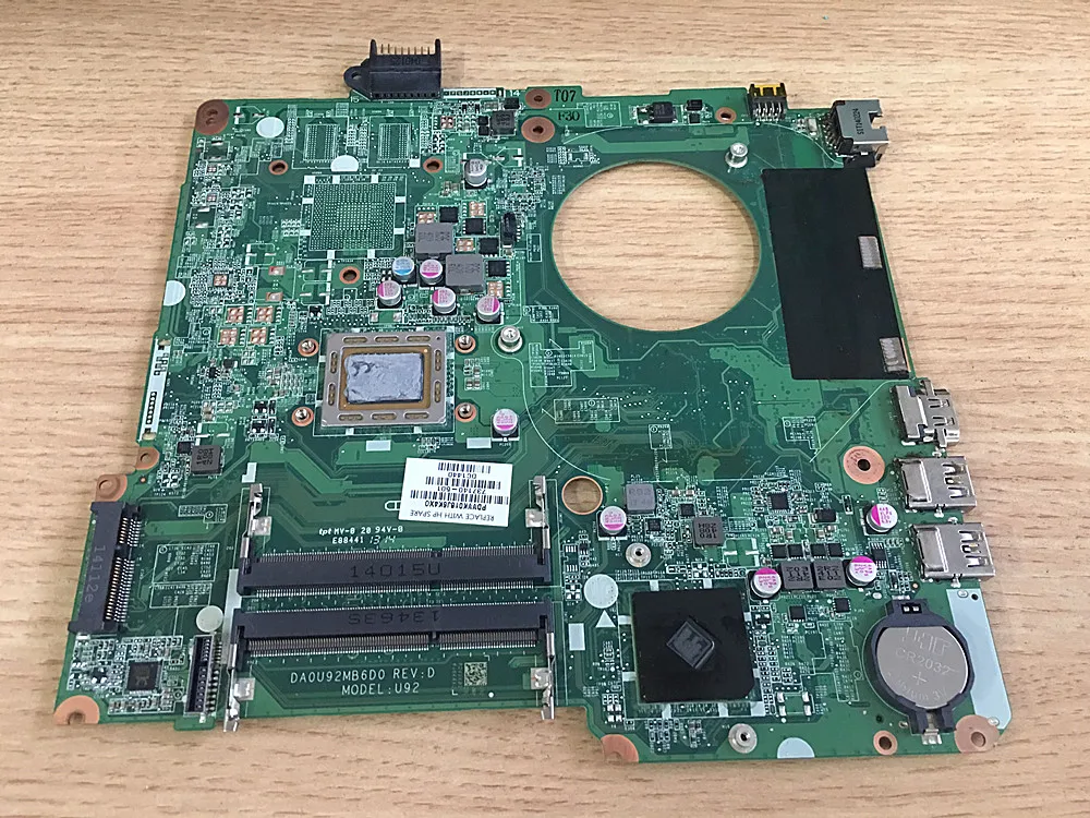 Applies to For HP Pavilion 15-N Laptop Motherboard 737669-501 737669-001 DA0U82MB6D0 U82 Integrated Graphics i5-4200U Processor |