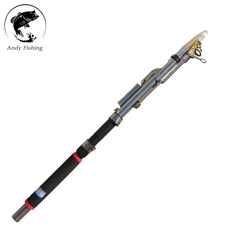 2.1-2.4m Carbon Fiber Fishing rod Folding Automatic Spring steel fishing with Holder for Ocean sea Boat Beach Stream | Спорт и