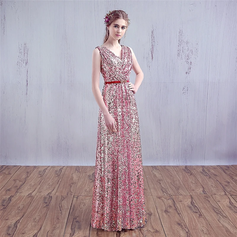 Красочные Роскошные Длинные вечерние платья из Саудовской Аравии Vinter с