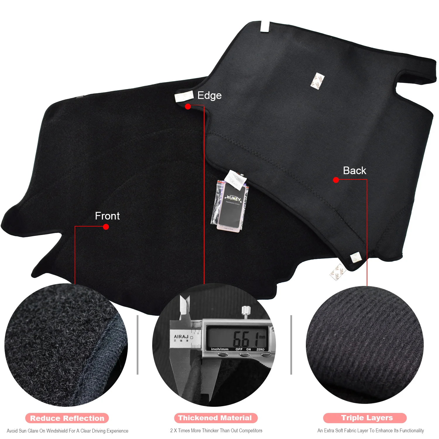 Чехол Xukey для приборной панели Acura TL 2004 2005 2006 2007 2008 коврик Солнцезащитный ковер |