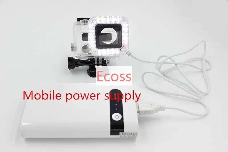 Аксессуары для GoPro Hero 4/ 3 + usb-кабель с объективом корпуса светодиодный светильник