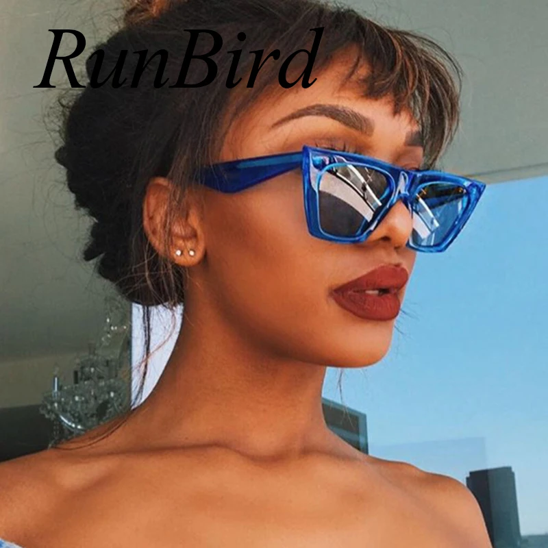 Новинка 2017 модные квадратные солнцезащитные очки женские кошачий глаз Роскошные