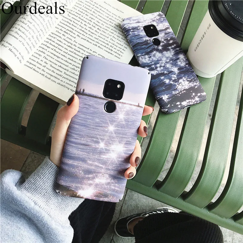 Ourdeals PC водорастворимые наклейки простой воды пульсация Телефон чехол для Huawei Honor