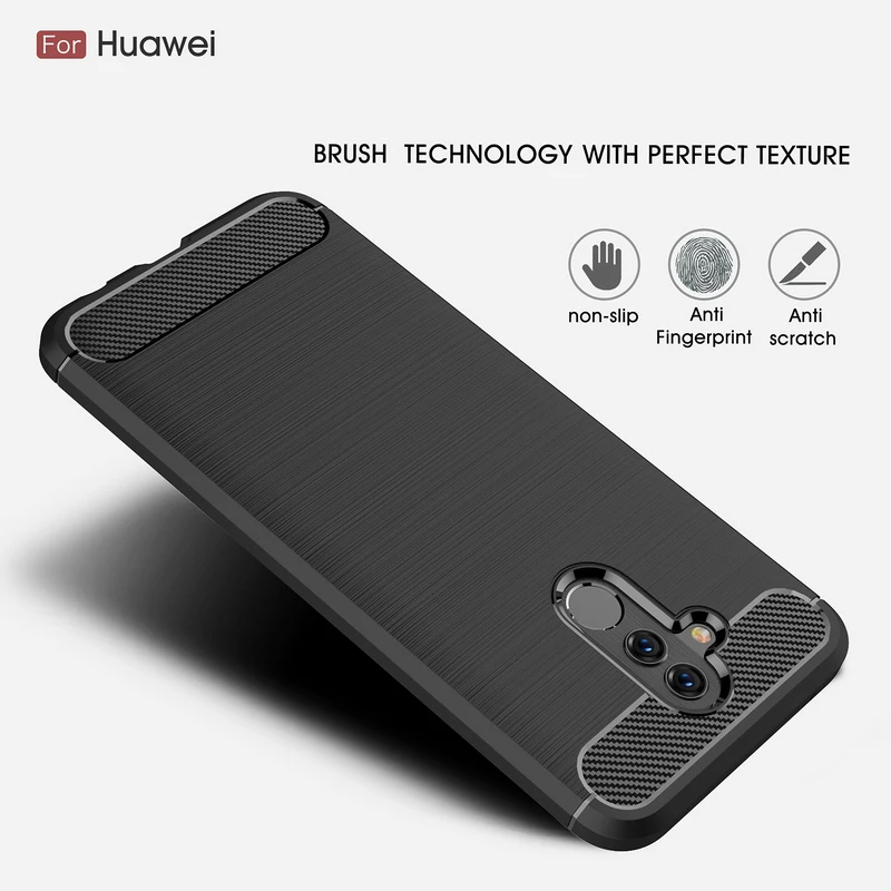 Силиконовые чехлы для Huawei Mate 20 X P30 Lite Honor 8C 8X Y5 Y62018 роскошный углеродный чехол Nova 3 4