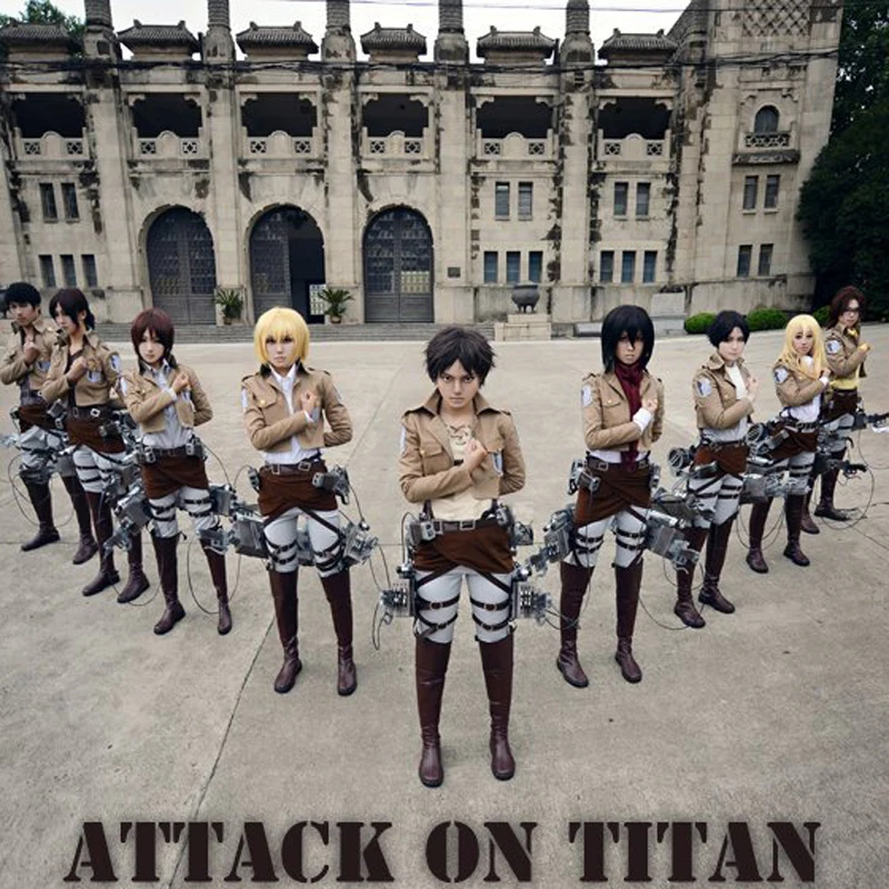 Костюмы Haloween Levi Косплей Костюм атака на Титанов Shingeki no Kyojin Rivuai куртка брюки все в одном для вечерние