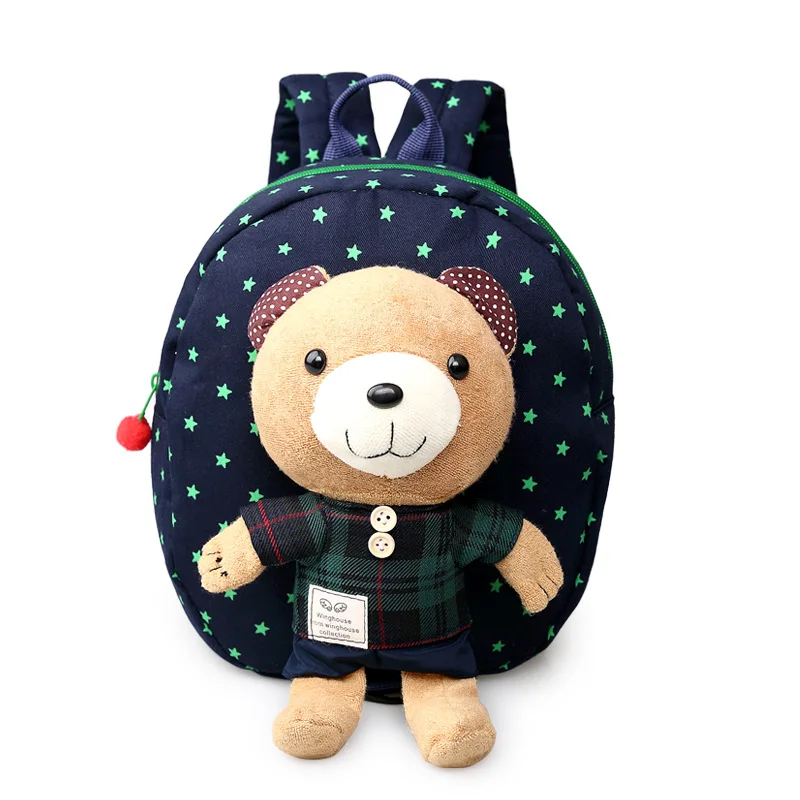 Детские школьные сумки Bear Toy Детский рюкзак со съемной куклой милые рюкзаки