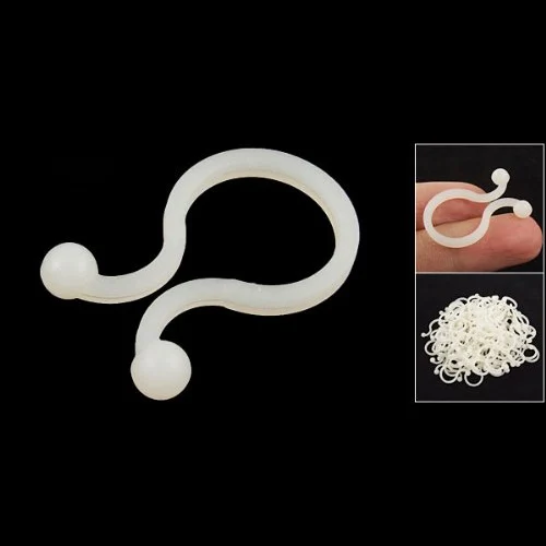 WSFS Hot Sale White Nylon Round Tips Twist Lock Cable Tie 100 Pcs | Строительство и ремонт