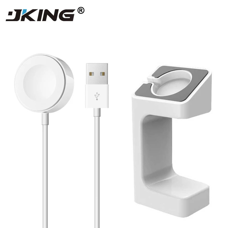 JKing 1 компл. для Apple Watch док Зарядное устройство м Магнитная Беспроводной зарядный