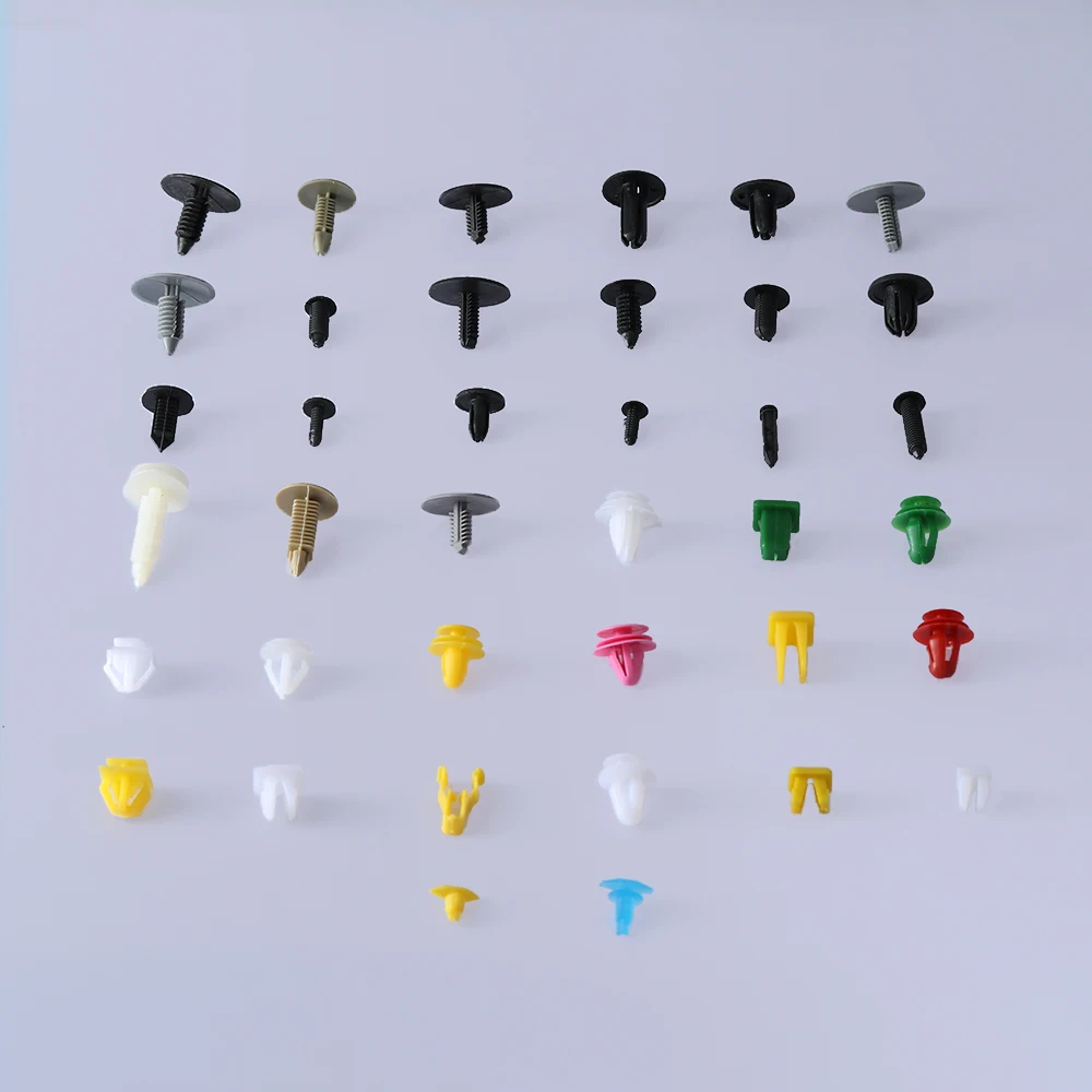 200 шт. универсальные разнообразные автомобильные крепежные зажимы для бампера