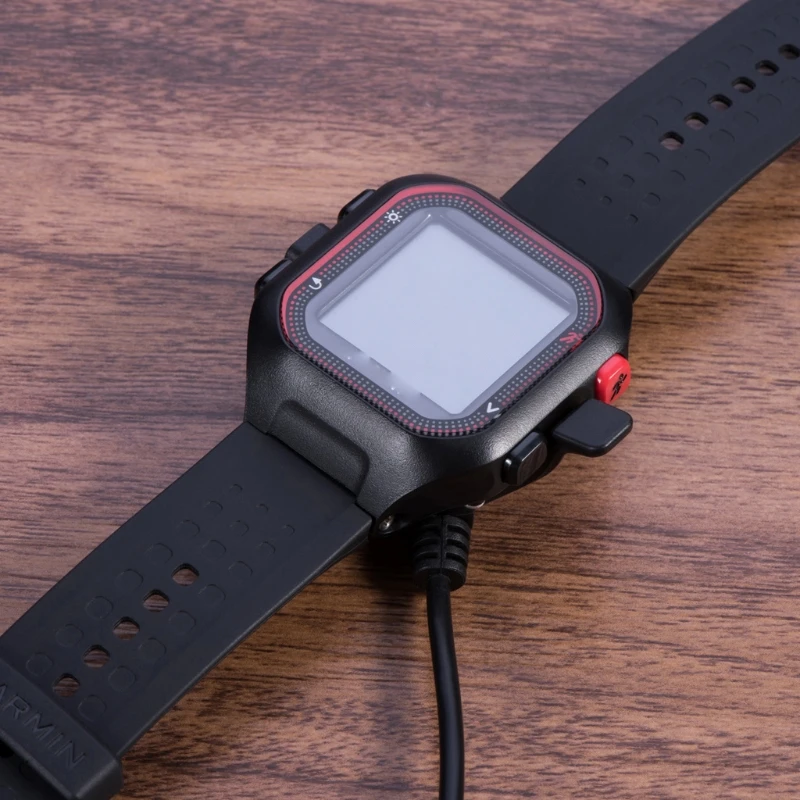 USB зарядное устройство док-станция Колыбель кабель для Garmin Forerunner 25 Размер часов L/S
