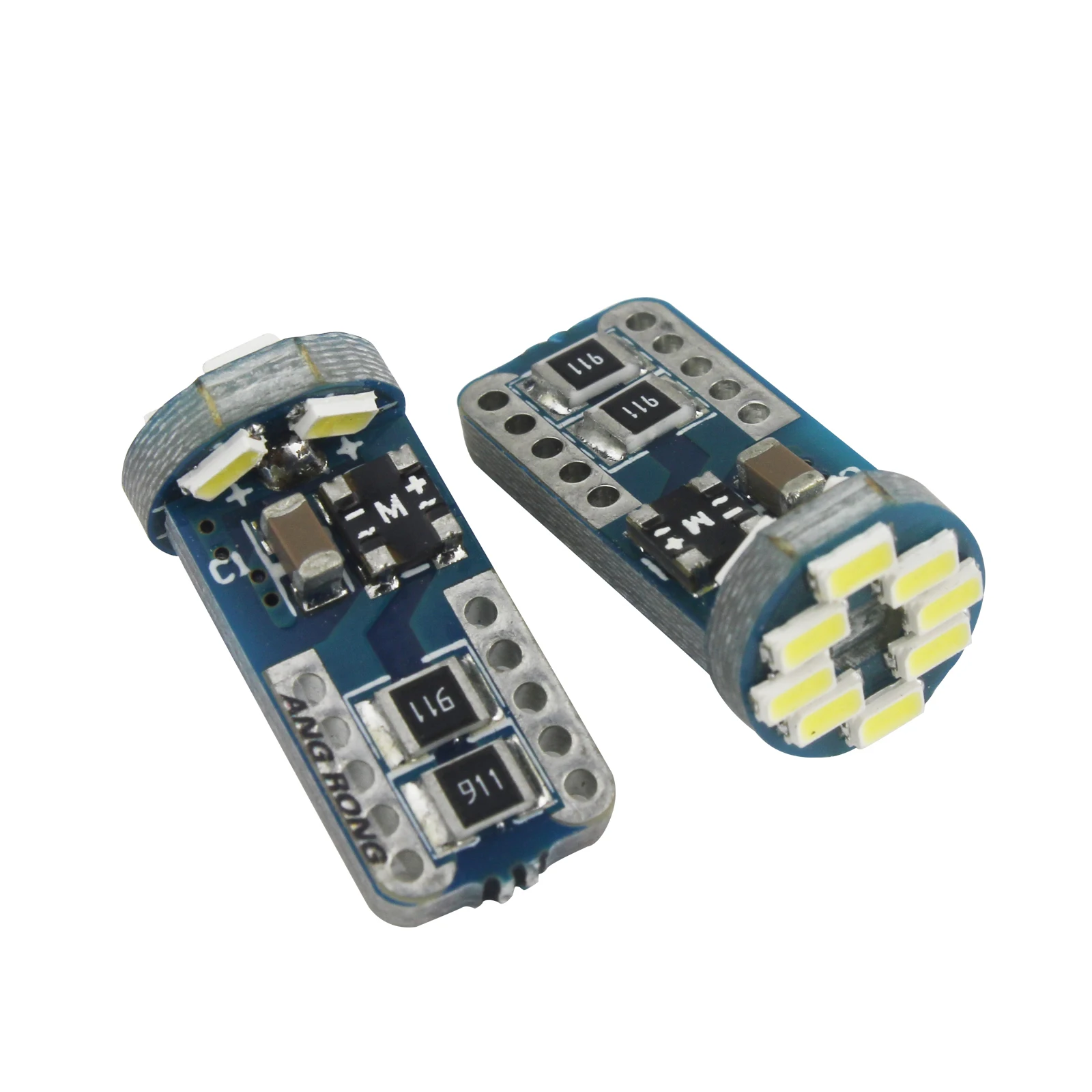 ANGRONG 2x Canbus Wedge T10 501 W5W 12 SMD светодиодсветильник лампа с номерным знаком ксеноновая