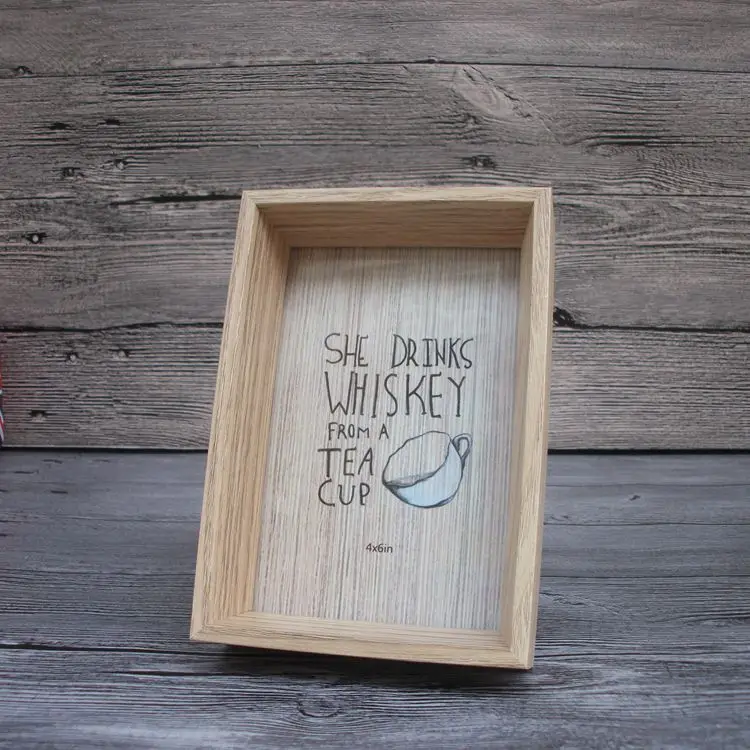 2017 ручная работа прямоугольная Рамка винтажная деревянная фоторамка