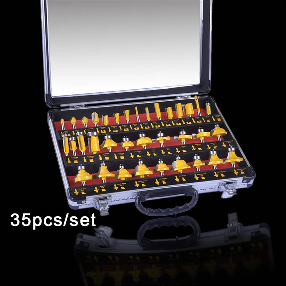 Prostormer 35 шт 1/4 &quotхвостовик древесины для резьбы и шлифовки резак Обрезка