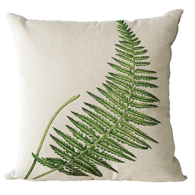 Чехол для диванной подушки с принтом тропических растений|cushion cover|decorative cushion