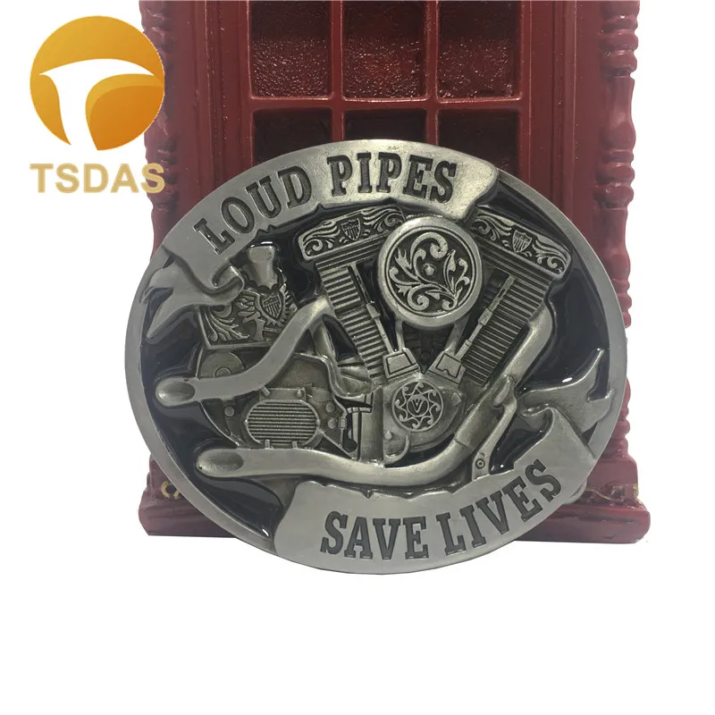 Ковбойская пряжка для ремня 3D громкие трубки спасите жизни металлическая
