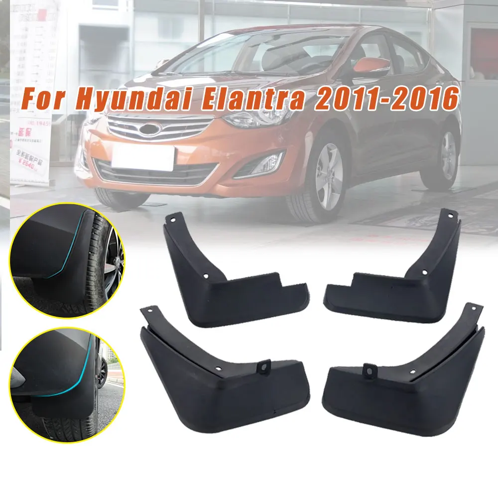 Брызговики, брызговики для HYUNDAI ELANTRA 2011-, брызговики, защита от брызг, светоотражающая защита Предупреждение аксессуары, 4 шт