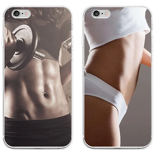 Muscle Vest Line Gym Theme Protective Phone Case for iPhone | Мобильные телефоны и аксессуары