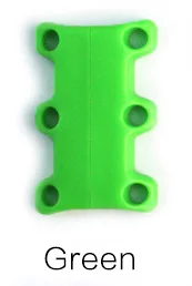 Green L 2 размера, 8 цветов, модные, новые, прочные, быстро и легко магнитные шнурки для кроссовок, обуви, с пряжкой, без шнурков - Цвет: Green L