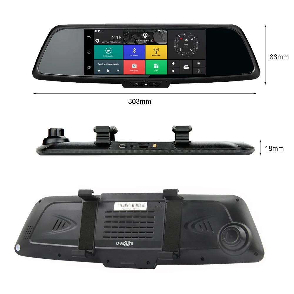 7 &quot3G WCDMA Android 5 0 Автомобильный dvr камера gps навигации видео регистраторы Bluetooth