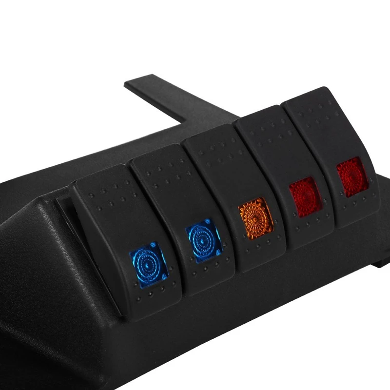For Jeep JK Wrangler Lower Switch Panel that will accommodate 1 to 5 rocker style switches fits 2011 2017 2/4WD Automatic | Автомобили и