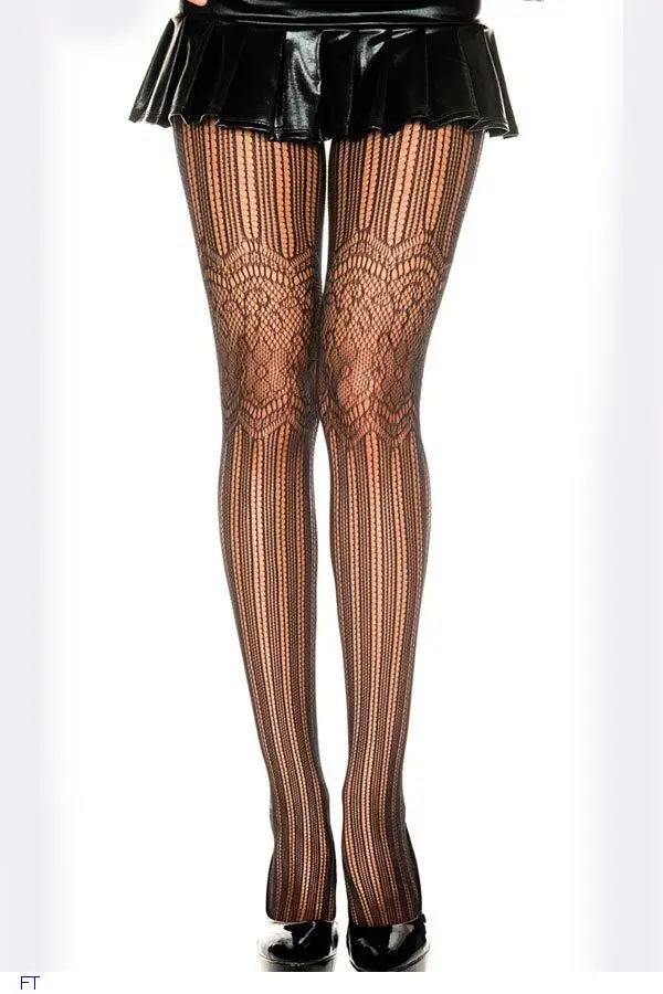 See Through tights Net and Floral Lace hose pantyhose stockings women LC79520 dear-lover | Женская одежда
