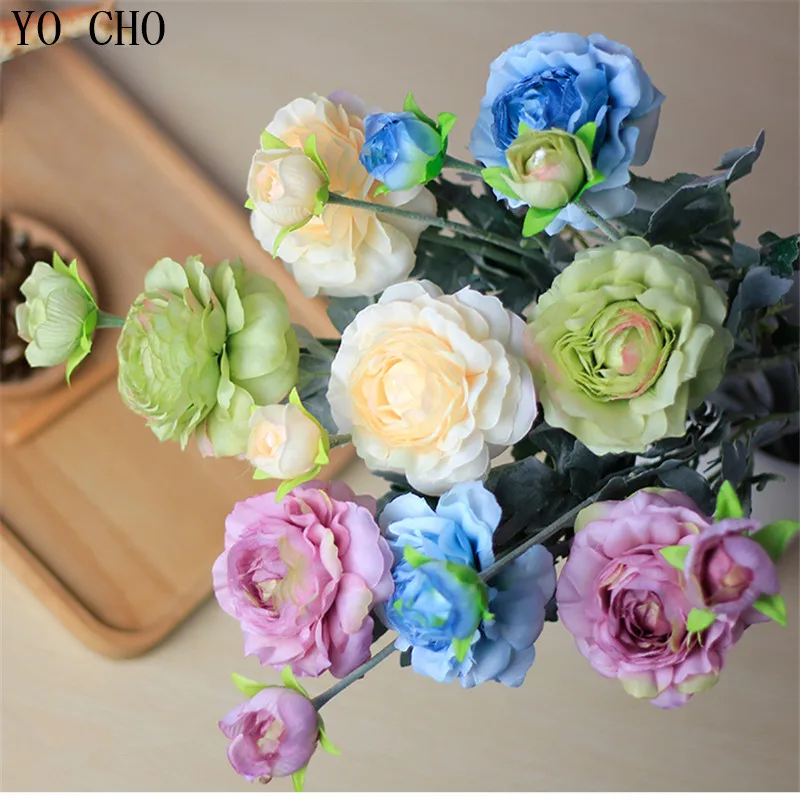 Украшение на 2 головки свадебные цветы Искусственный Пион букет Шелковый