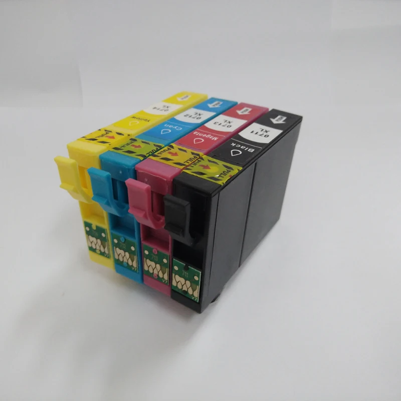 Совместимый чернильный картридж Vilaxh T0711 t0712 t0713 t0714 для принтера epson CX4300 D120