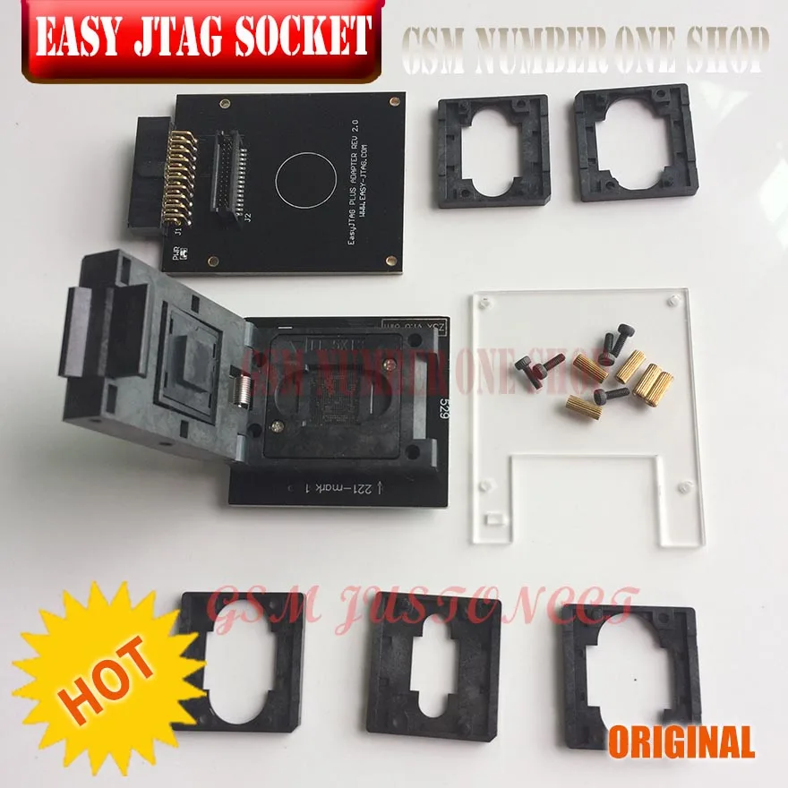 Легкий JTAG плюс коробка EMMC гнездо(BGA153/169, BGA162/186, BGA221, BGA529