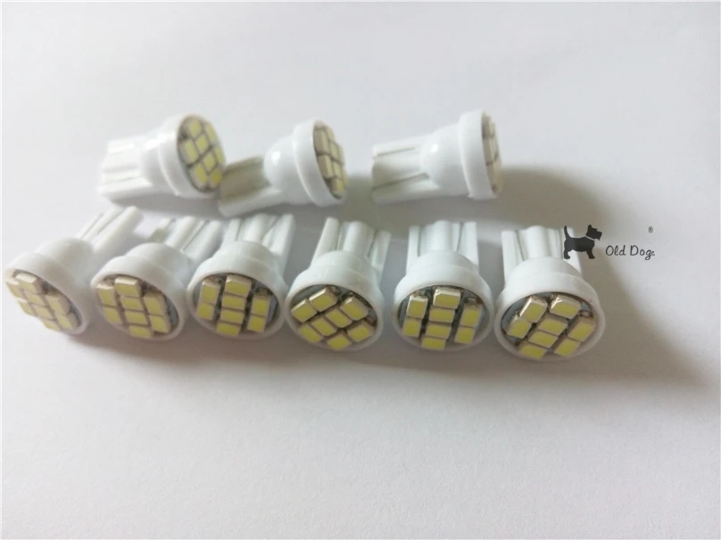 50 Pcs Led T10 8 smd 1206 8leds 8SMD Car Interior Light 194 168 192 W5W 3020 Auto Wedge Lighting DC car styling free shipping | Автомобили