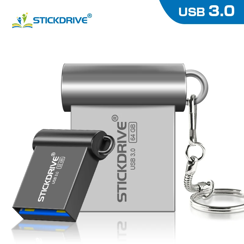 100% полная емкость супер маленький водонепроницаемый USB флэш накопитель 128 Гб 64 ГБ