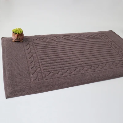 Напольное полотенце лучшего качества 100% напольный коврик из хлопка для отеля