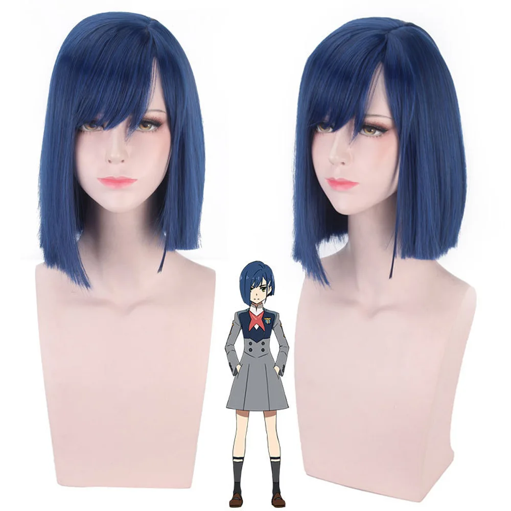 mei hair VEVEFHUANG аниме Дарлинг во франxx Cos HIRO ICHIGO Zero Two MIKU KOKORO школьная форма косплей костюм наборы Хэллоуин - Цвет: mei hair