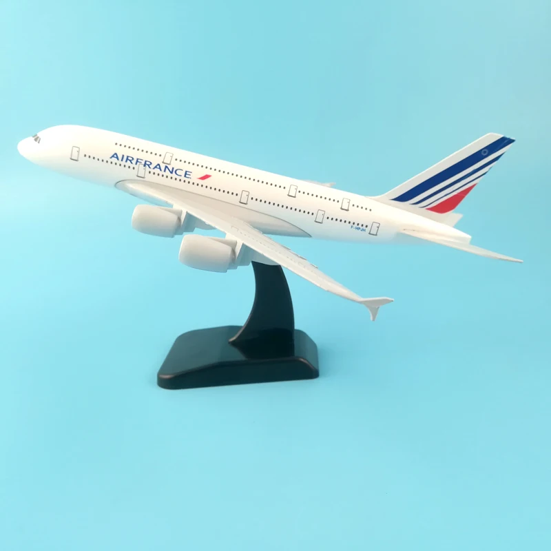 Модель самолета из металлического сплава AIR FRANCE A380 20 см | Игрушки и хобби