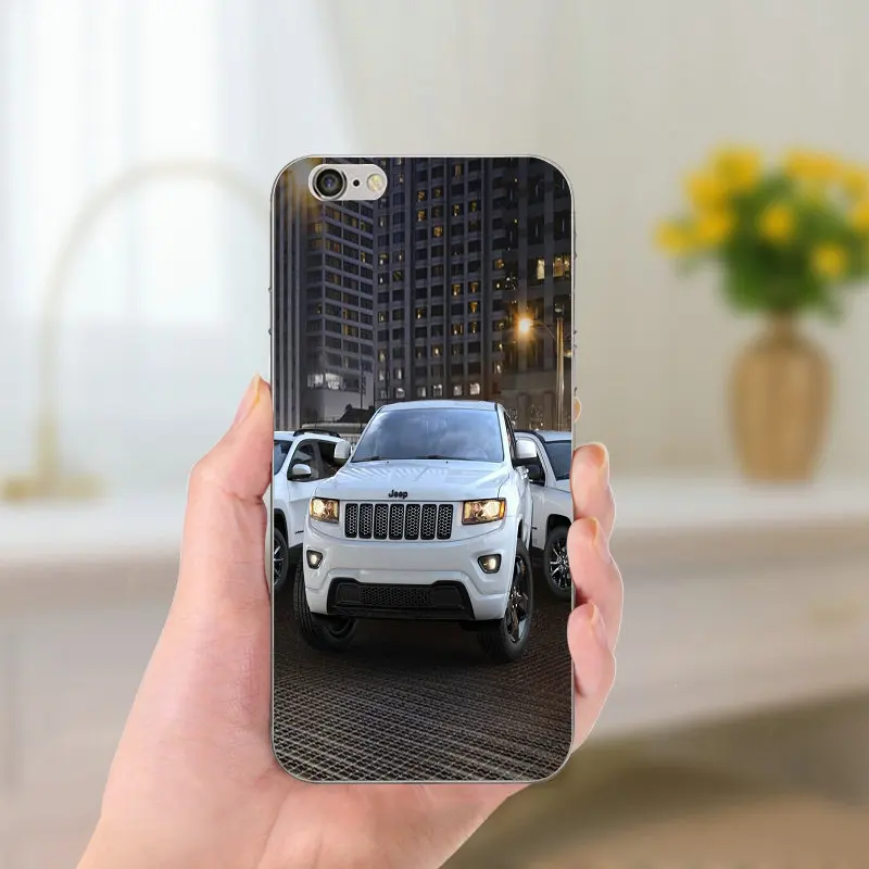 Jeeps Wrangler мягкие чехлы для телефонов из ТПУ iPhone 8 7 6 6S Plus X 5 5S SE 5C Coque Shell Тонкий