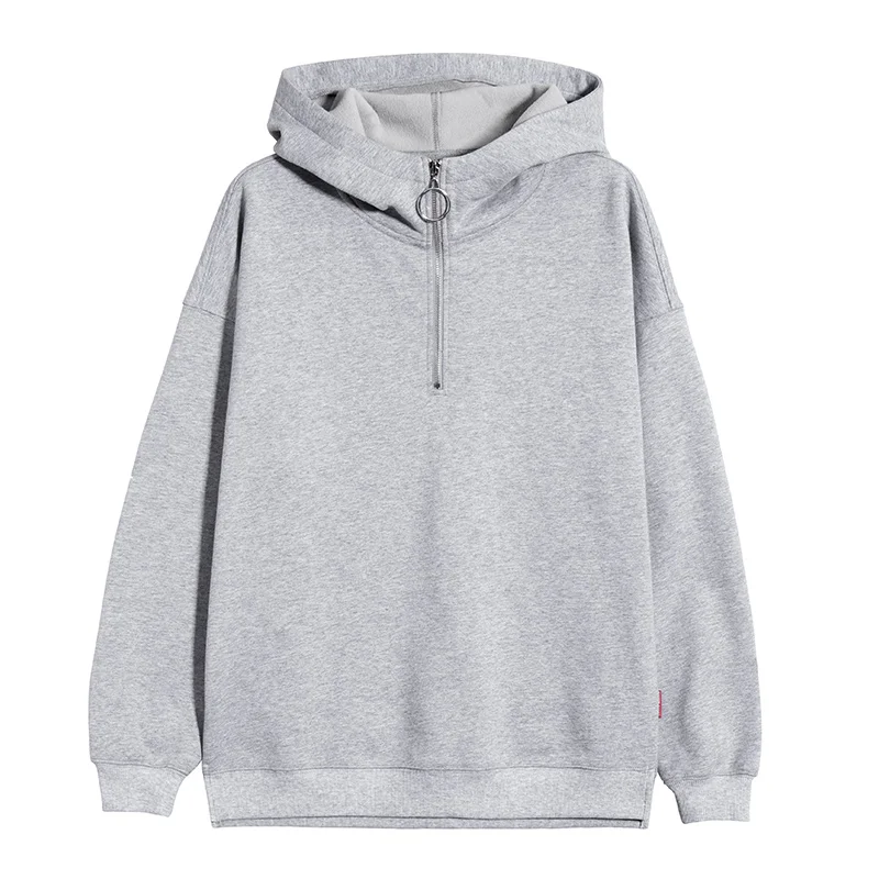 AWY801365Dark gray Пионерский лагерь, зимние толстые толстовки, Флисовая теплая толстовка, мужская толстовка с капюшоном на молнии, Мужская одноцветная Толстовка AWY801365 - Цвет: AWY801365Dark gray