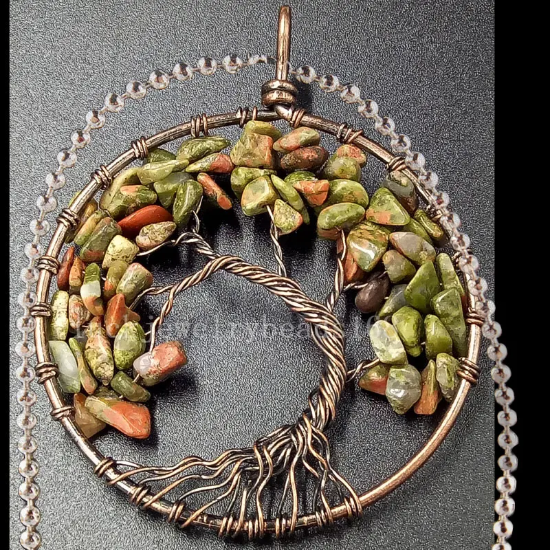Женское Ожерелье с украшением Древо жизни 1 шт.|tree of life|art necklacetree life necklace |