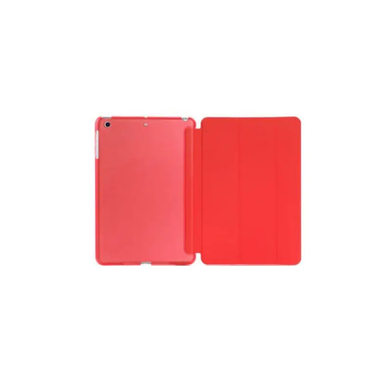red Ультра тонкий Смарт Флип Стенд из искусственной кожи чехол для Apple Ipad Mini 1 2 3 retina дисплей функция пробуждения/сна - Цвет: red