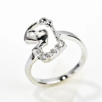 gnj0311 high quality 925 sterling silver children rings beauty cute lovely smart ring jewelry accessories for kids