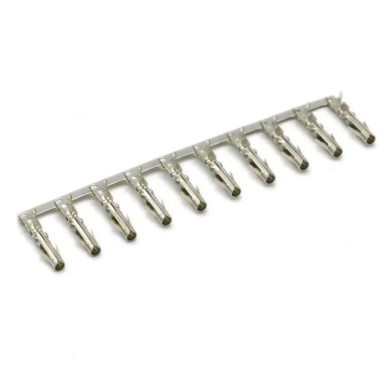 Angitu IDE 4-pin Molex Connector Terminal Pins 5.08mm Male Copper Crimp Wire Terminal Pins image 2