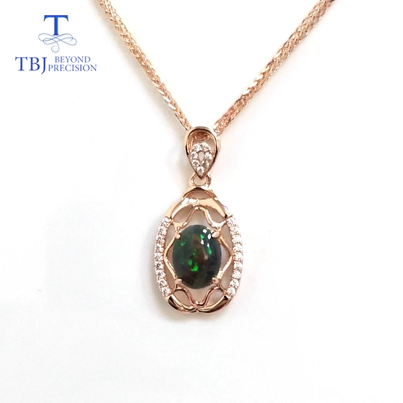 Женское украшение с овальным драгоценным камнем 6*8 мм|pendant necklace|pendant 925pendant 925 sterling |